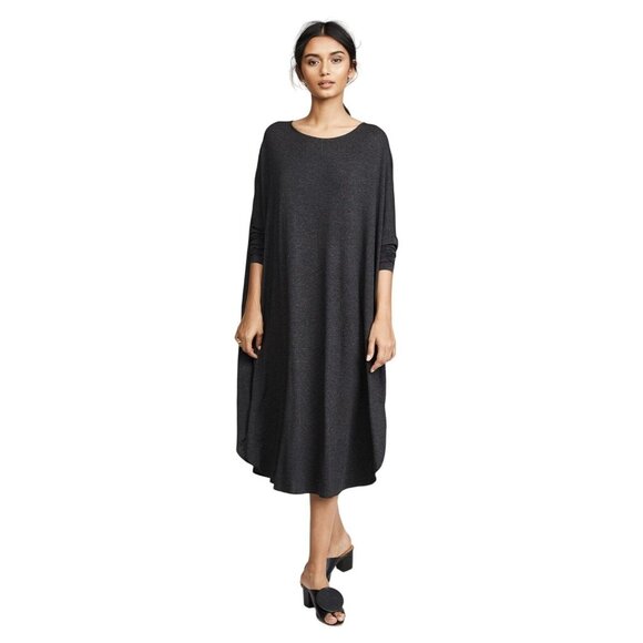 HATCH The Jersey Drape Maternity Dress OS Midi Dolman Nursing Stretch Rayon USA - Picture 3 of 10
